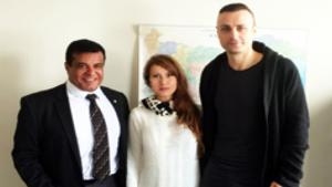 Mr. Avinoam Katrieli, President of Foundation &quot;I love BG&quot; and President of BCCBI met Mr. Dimitar Berbatov and the Managing Director of Foundation &quot;Dimitar Berbatov&quot; and Chairman of the Board, Ms. Dimitrina Hodjeva