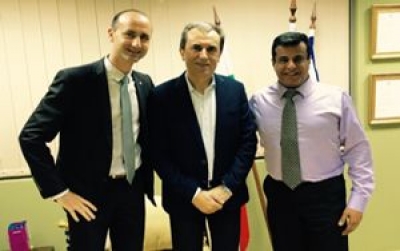 Ex-Prime Minister Plamen Oresharski meets BCCBI President