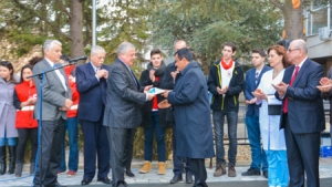 St. Marina Hospital in Varna received an ambulance by the President of BCCBI, Mr. Avinoam Katrieli through Magen David Adom of Israel and the Bulgarian Red Cross