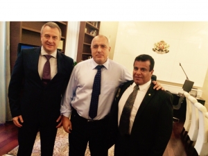 Mr. Boiko Borisov - Prime Minister Of Bulgaria Meets Mr. Avinoam Katrieli - President Of BCCBI And Mr. Tsvetlin Yovchev - Former Deputy Prime Minister And Honorary Presidential Member Of BCCBI